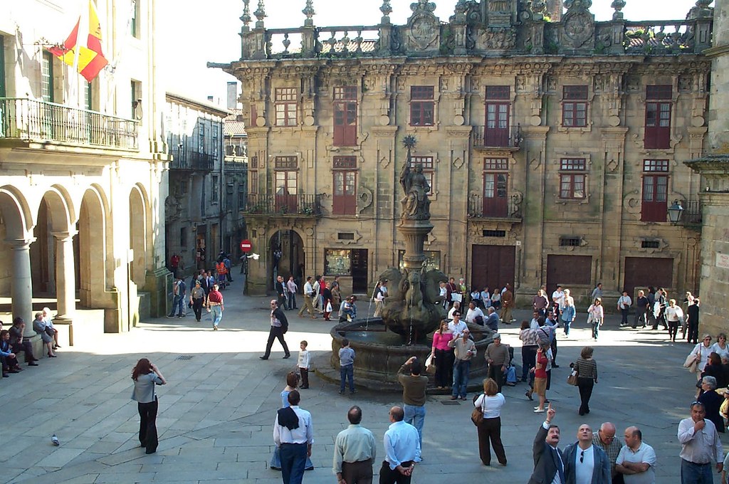 Plaza de las Platerias en Santiago de Compostela | Plaza de … | Flickr